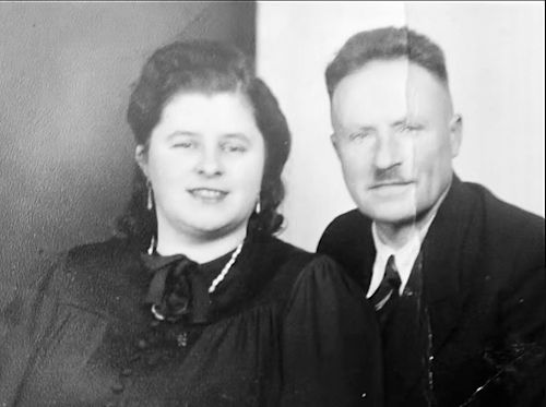 Portrait von Albert Fröhle jun. (1901–1979) mit Ehefrau – zweite Generation