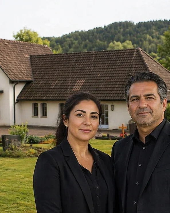 Mehtap Togac und Giovanni Ianni, Inhaber der Wehra Bestattungen